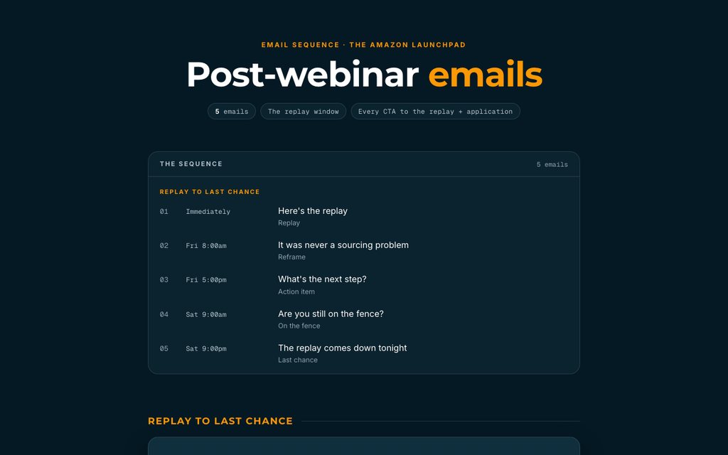 Post-webinar preview