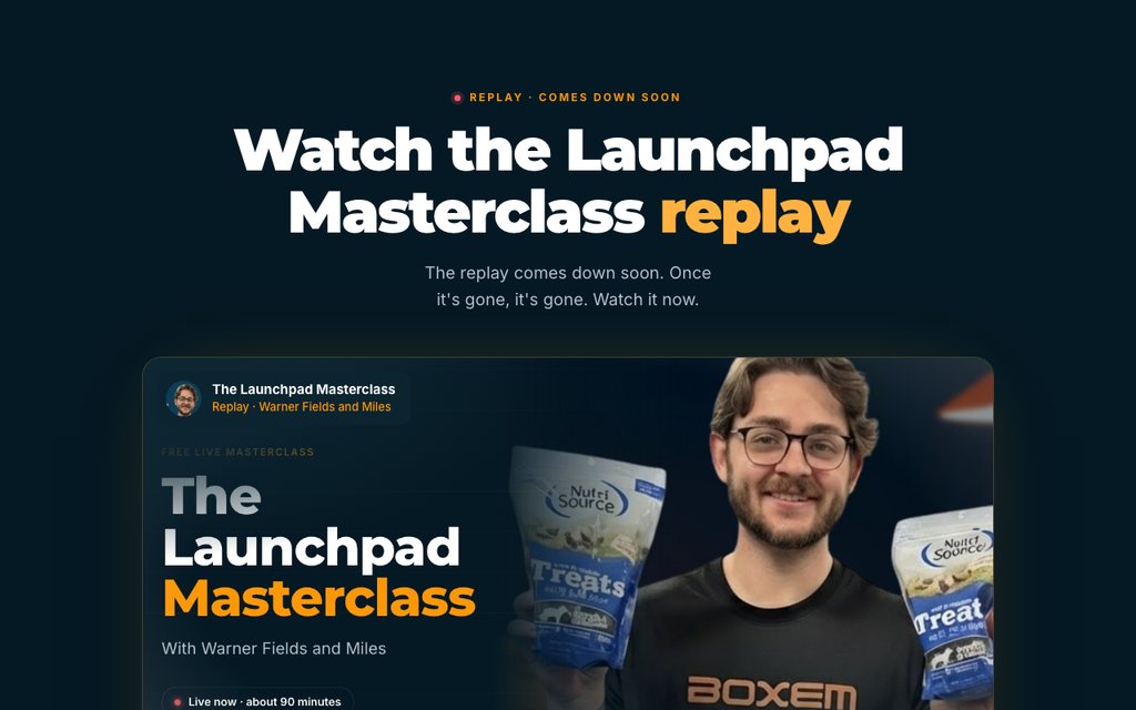 Replay + application preview